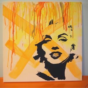 Marilyn Monroe Original PopArt Acrylic Painting